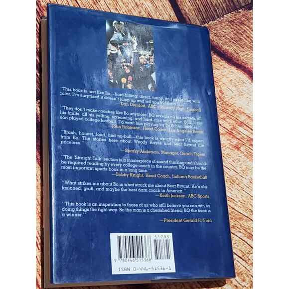 Bo by‎ Mitch Albom and Bo Schembechler (1989, Hardcover) FIRST EDITION - Picture 3 of 15